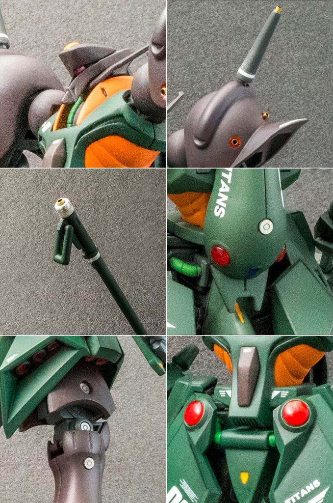 各部にエッチングパーツや汎用パーツでデコっています。