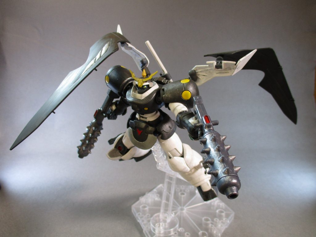 シールドを作る技術が無かったので金棒ライフルを射撃武器としてそのまま使いました。