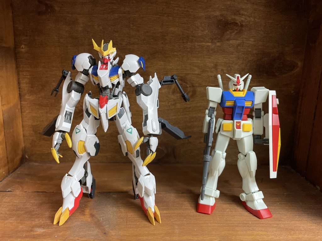 EGガンダムと大きさ比較元々大きかったバルバトスルプスレクスが足と腰の延長でさらに巨大化