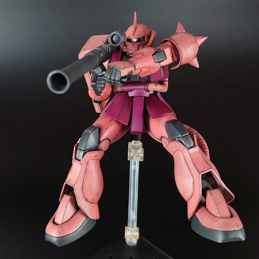 ザクバズーカスコープを塗り忘れたのに今気づきました。