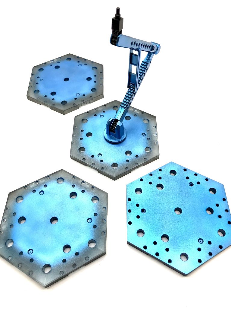 ベタ塗りとクリア風の2パターンで塗装。 何枚か。