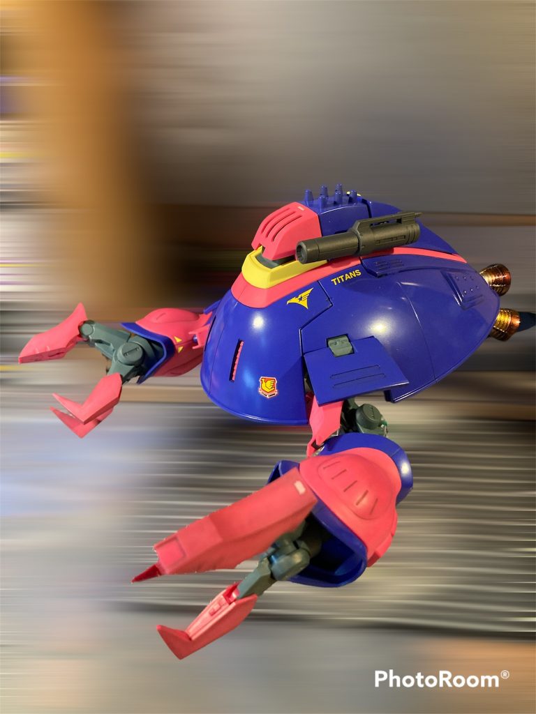 つや消し前ですが、MA形態の写真です。