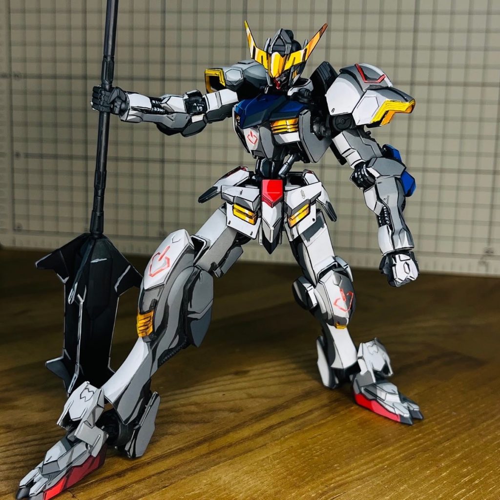 バルバトス アニメ塗り イラスト風模型｜p.e.n.n.y.1さんのガンプラ作品｜GUNSTA（ガンスタ）