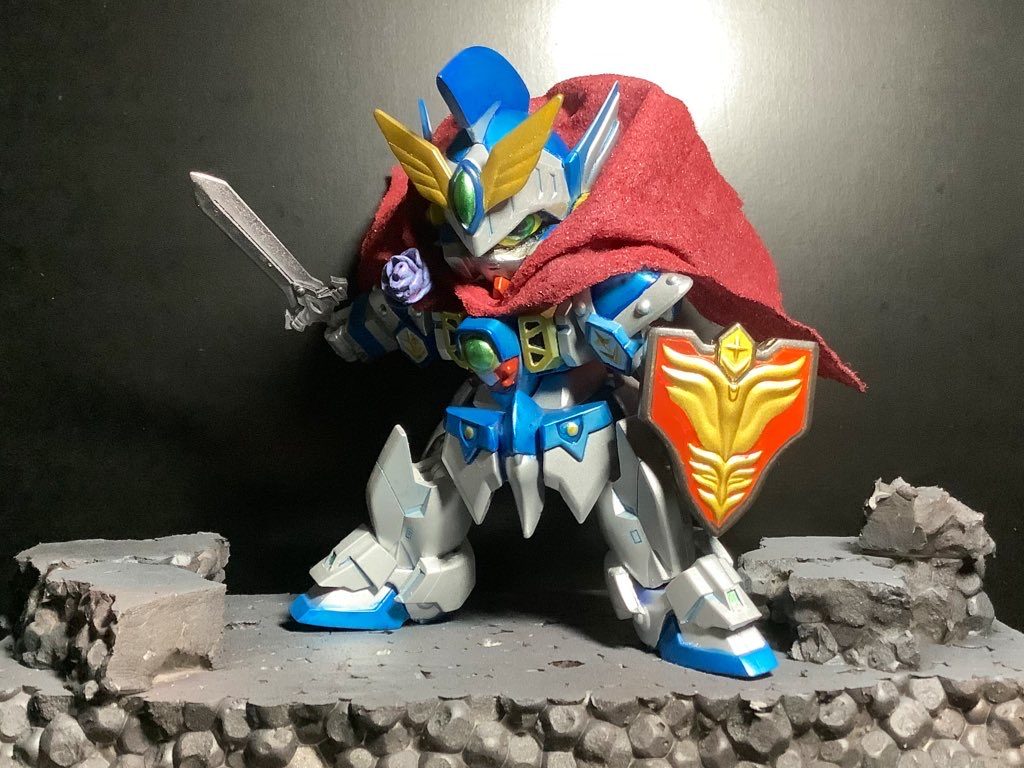 fagottoガンプラ部様主催のイベント#マントこそロマンに参戦するために制作いたしました✨アニメ再現というよりは元キャラのエレガントさを、模型的に何かできんかなぁと思考錯誤しております！