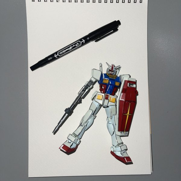 イラスト風塗装　練習