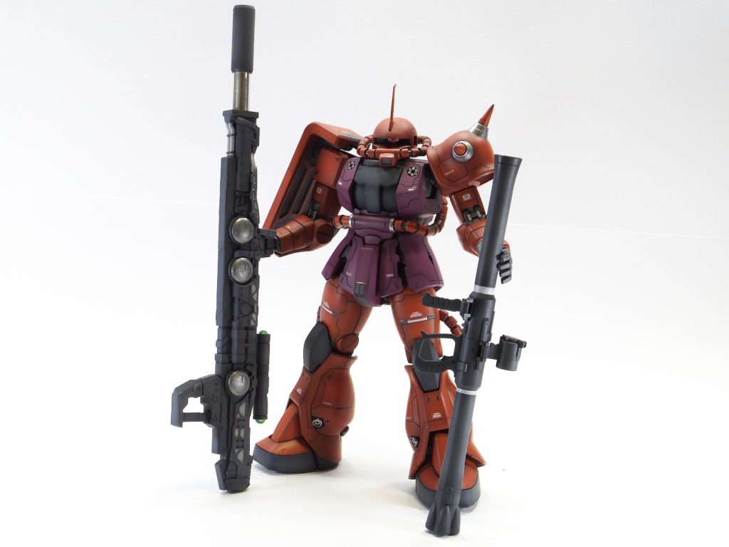MG シャア専用ザク2 ver.2.0–2枚目/制作者：gunplacraft