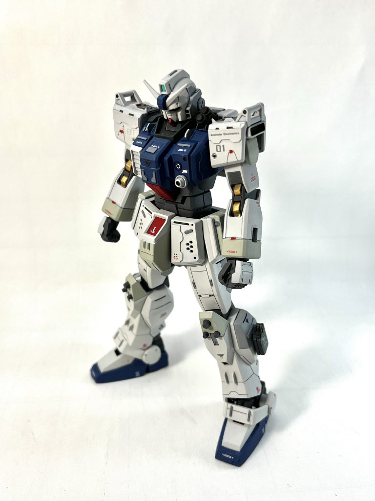 当初はウェザリングまでする予定でしたが、基本塗装が終わった時点で方向転換(汚しで失敗するのが怖くなりましたw)