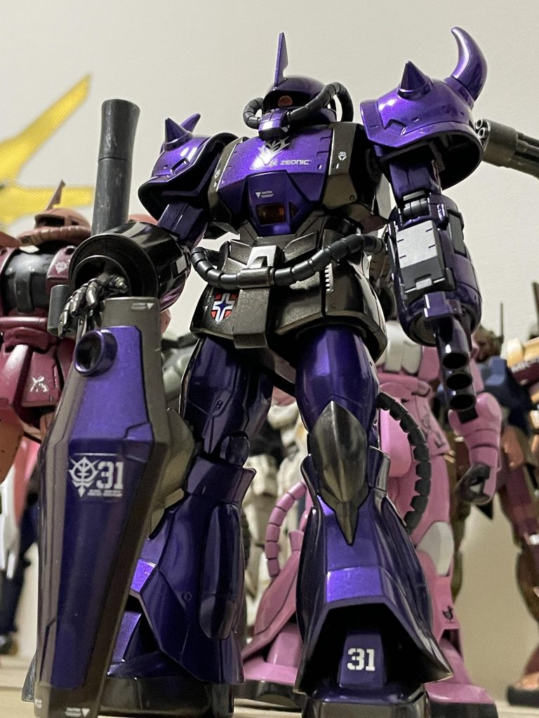 ギラギラ🌟してます😅とはいえ…表面処理の適当な感じや、塗装の甘さで実際はボチボチな感じです💦