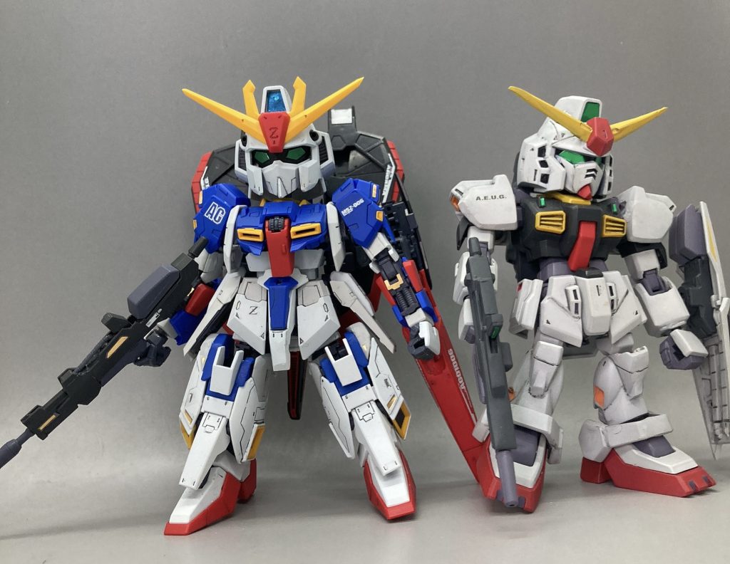 マークIIとの身長差はこんな感じ。次から製作工程です。