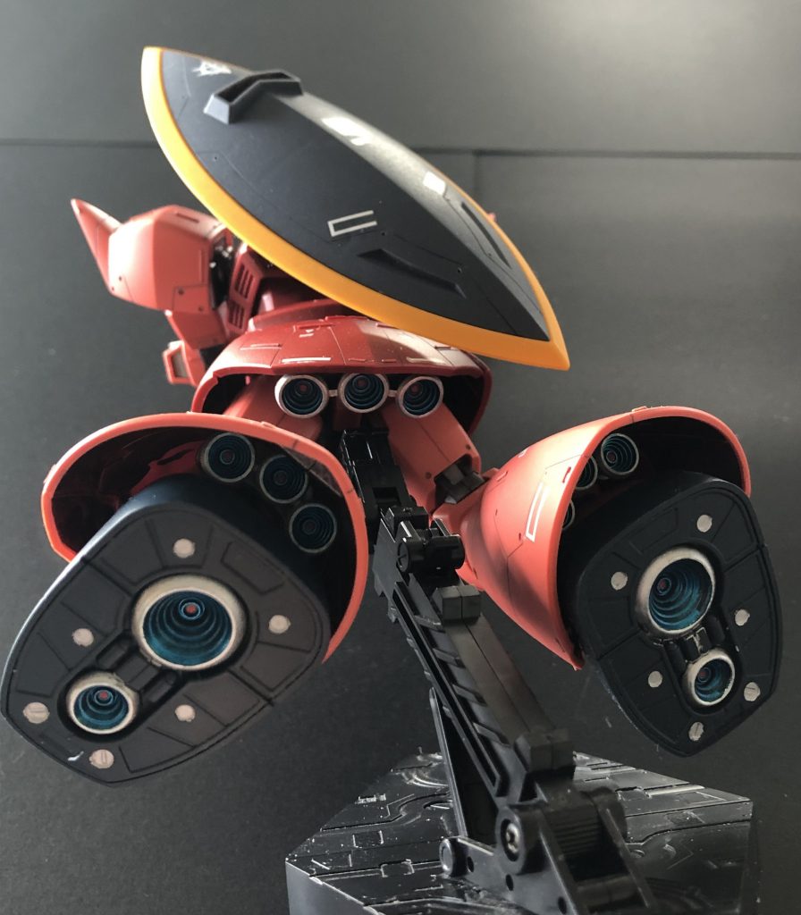 バーニアも塗り塗り