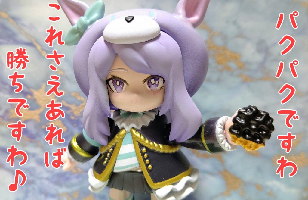 オプションパーツとしてパテでチョコワッフルも作りました～♪