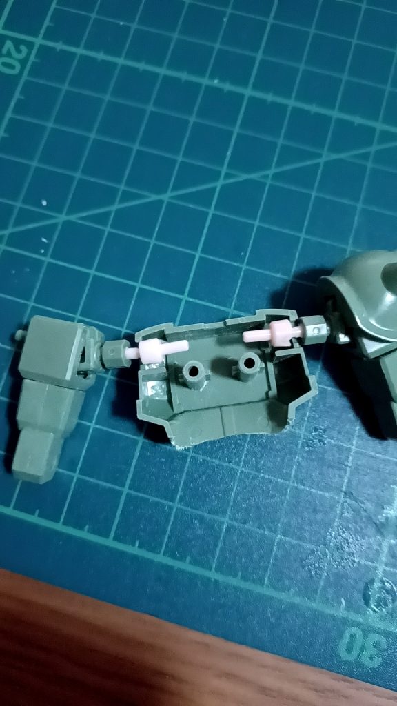 肩も、自分ができる工夫をしました。