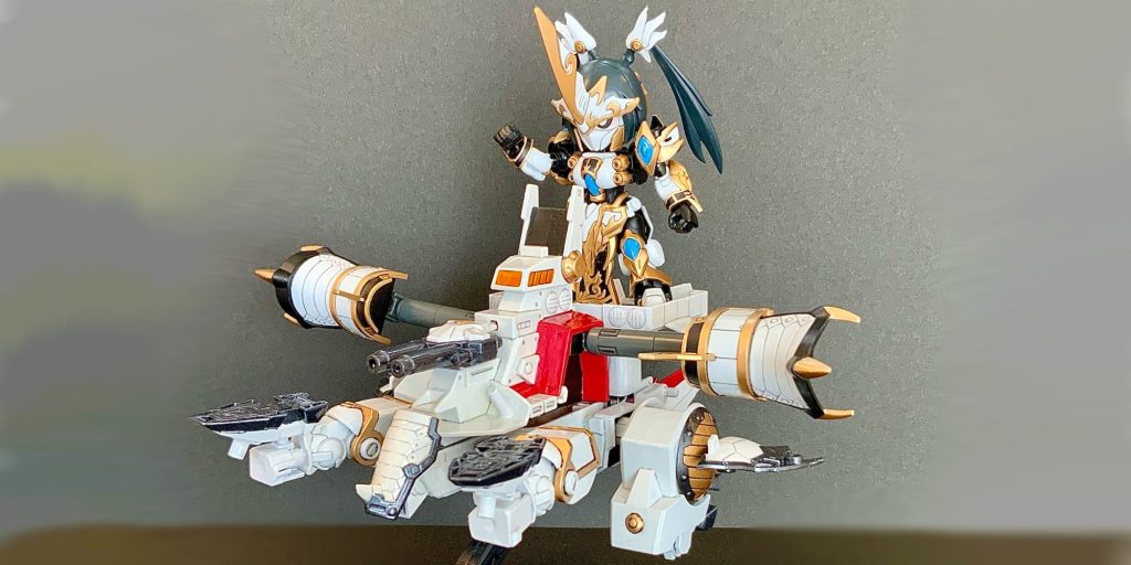 ●天馬に搭乗！居住ブロック展開風にもできるよ！