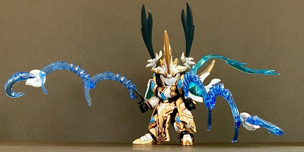 ●水の鎧　流水の鞭！ふてんっ！ふてんっ！(鞭の音)