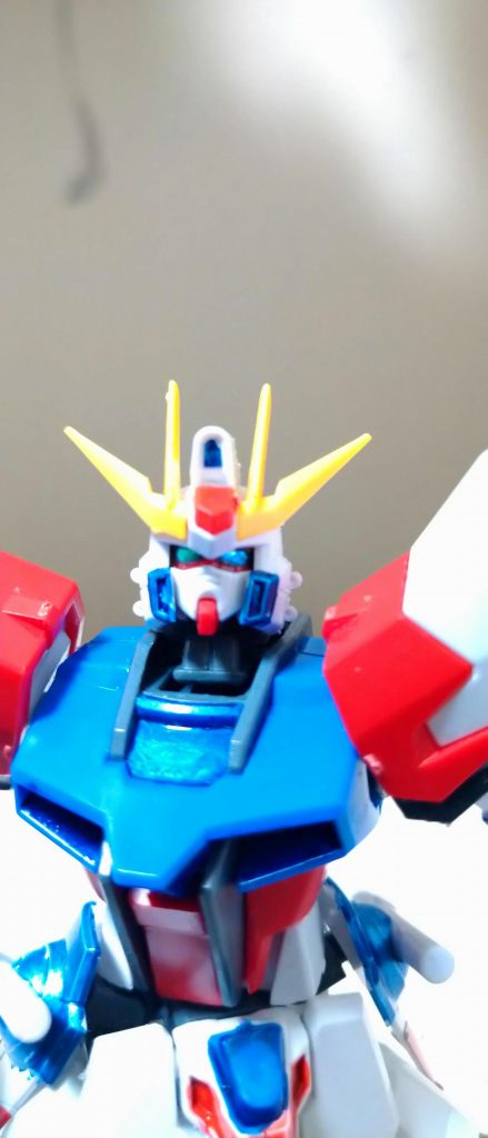 わかりにくいけど、左はグリーン、右はブルーで塗装しました。（かっこいいかと思って、）