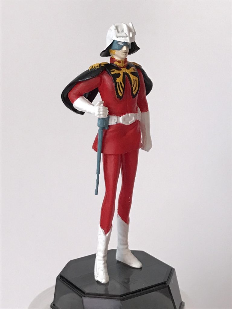 キャラコレのシャアです。ご覧の通り、軍人です。