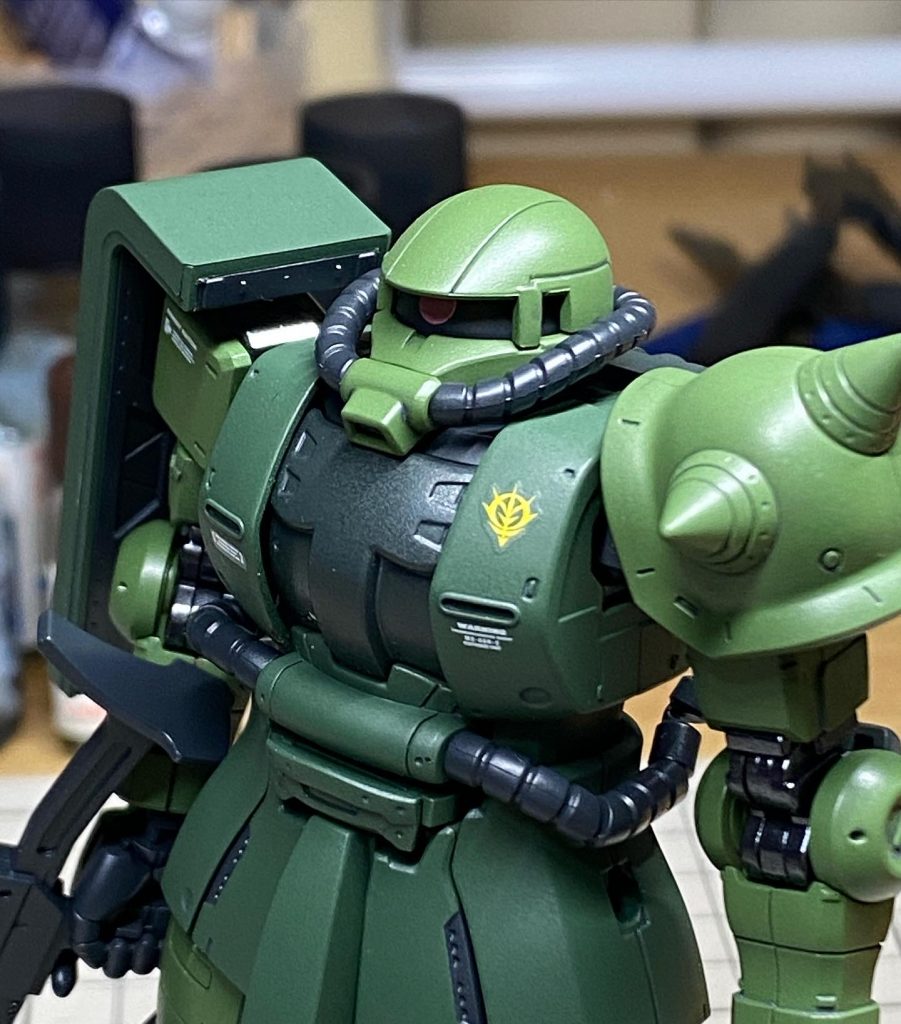 1/144 ザクII JC型 (シャア専用ザクII 赤い彗星Ver.)–4枚目/制作者：ますす