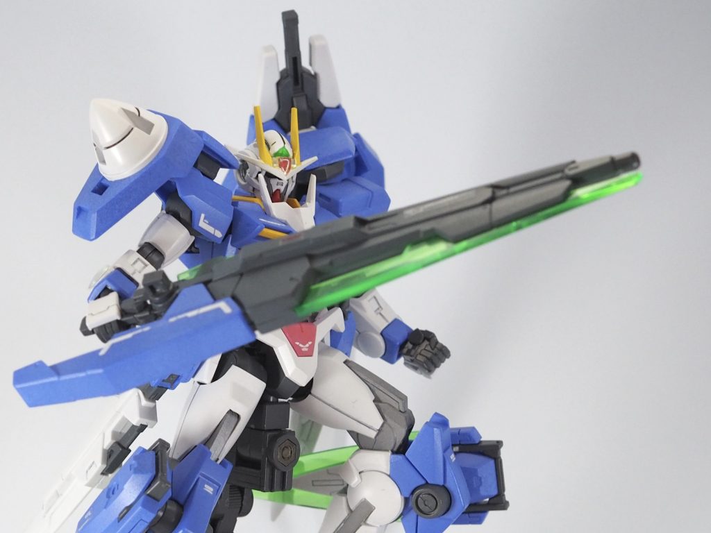 GNソードⅡブラスタートップ画像がライフルモードなので、こちらはソードモードで。