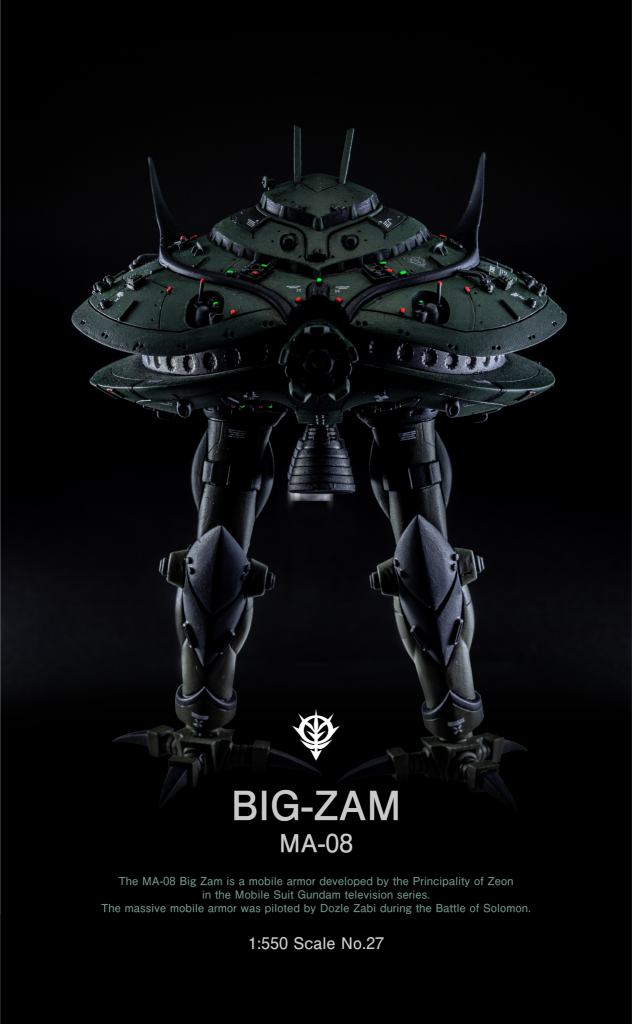 ビグザム（筆塗り）–2枚目/制作者：まぁくつ@nippa_gum