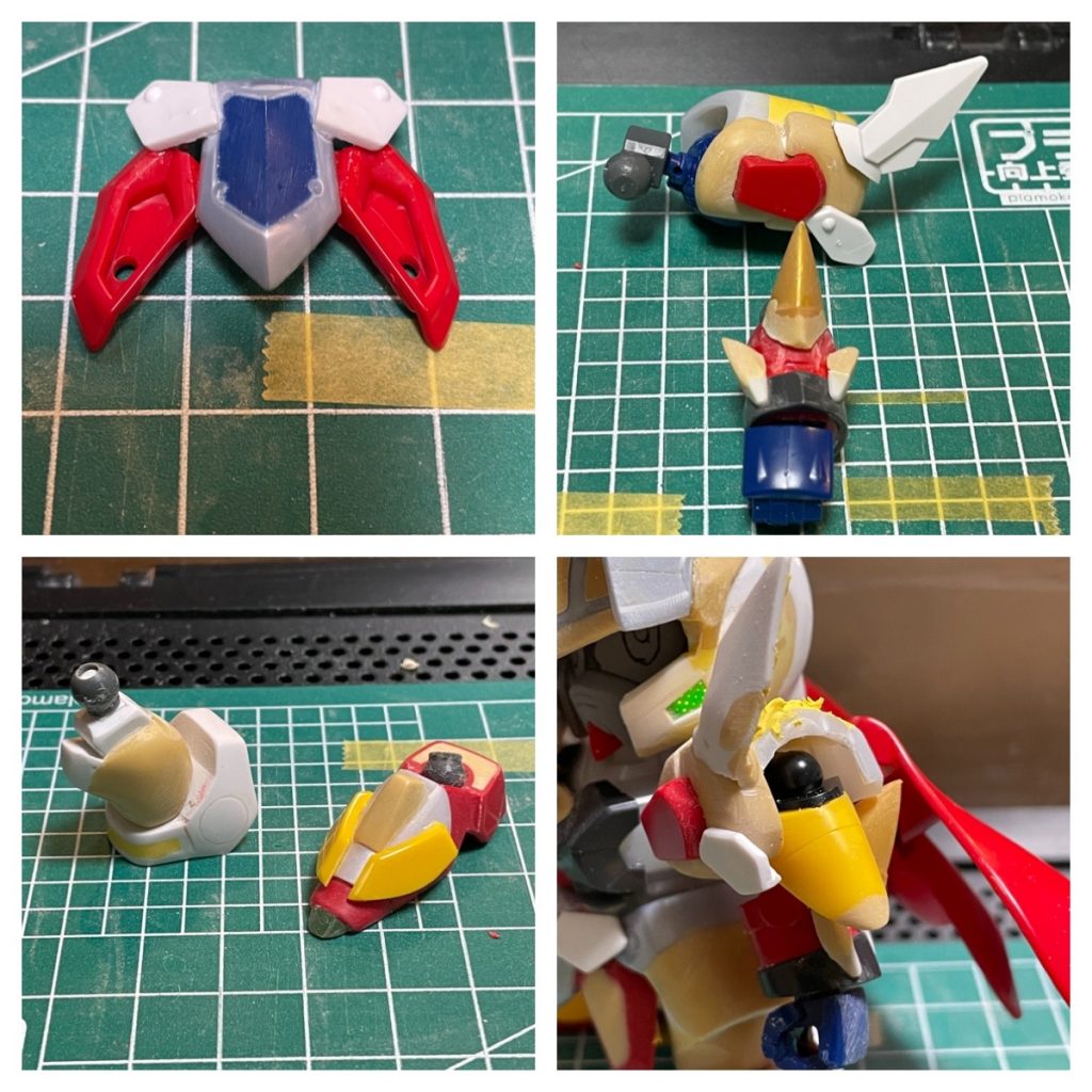 各部の使用パーツ。LGBBのキットのみ使用しています。