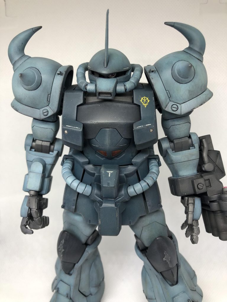 地球上で活躍した機体という設定で吊りピース等のディテールを加えてました！