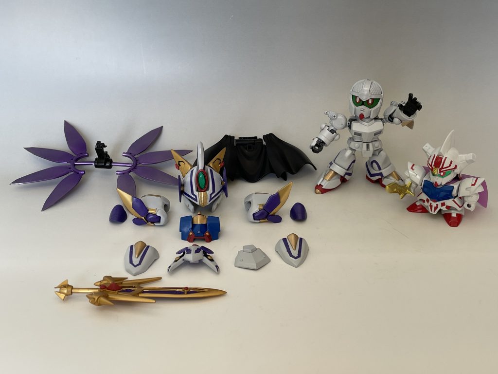 ライトタイプと武装一式。いつか初期状態も作りたいです。