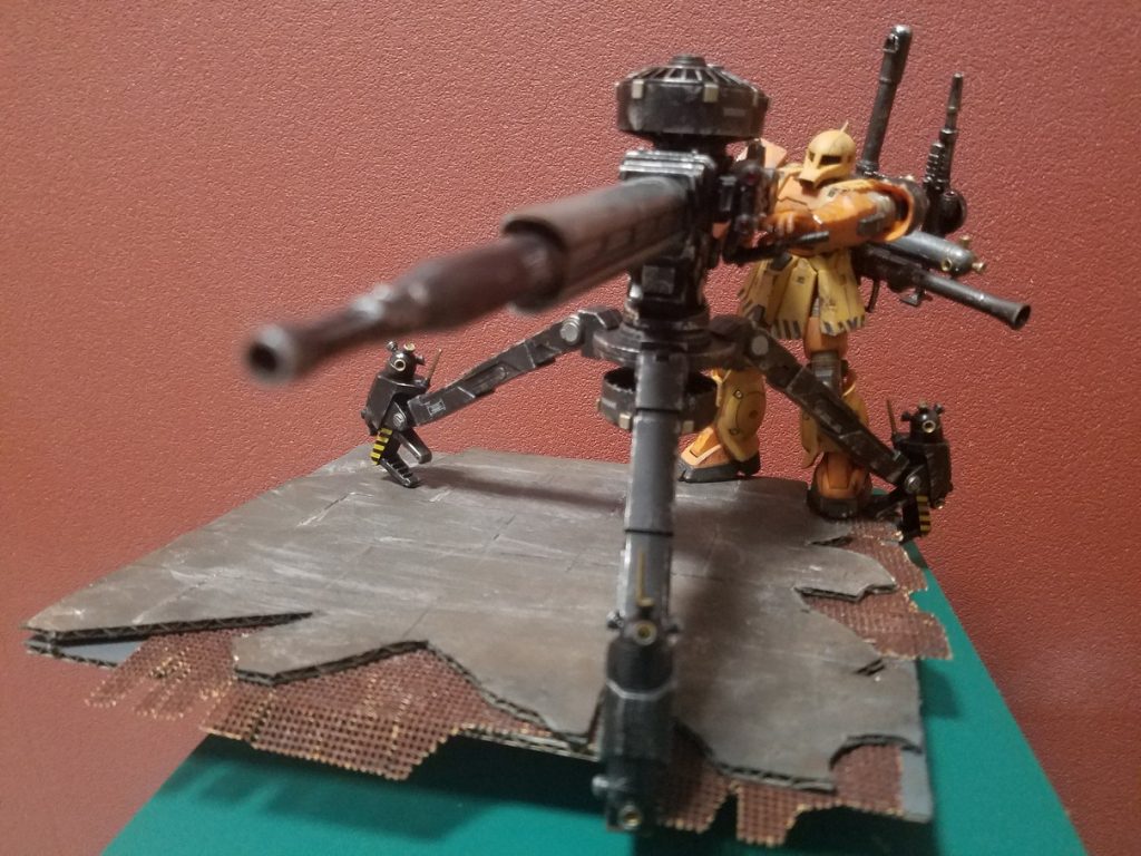 ビッグガンは非常に大きく、HGなのに迫力があります!