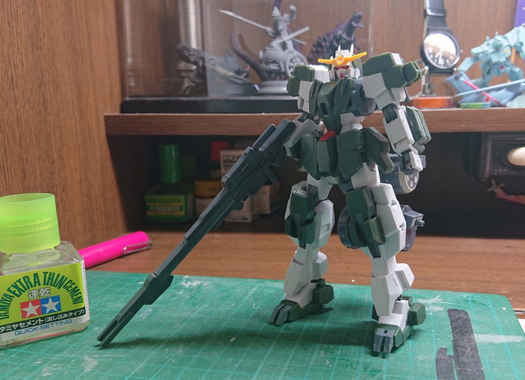 改造案ver.2本体の方はこの時にはほぼ完成してました。武装に一番時間かけたかもw