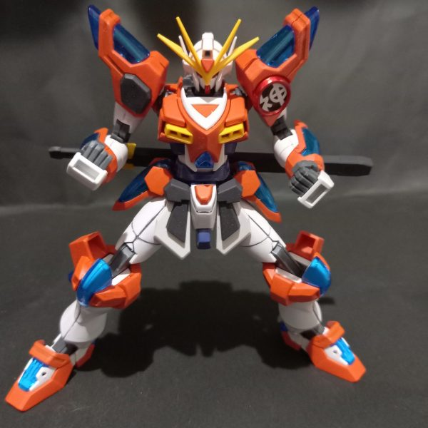 俺が作った俺だけのガンプラ、カミキバーニングガンダムだ‼️