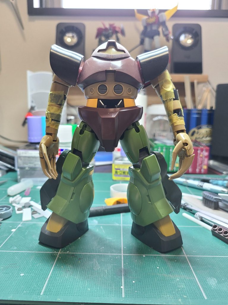 製作初期段階で、バランスを確認している状態です。