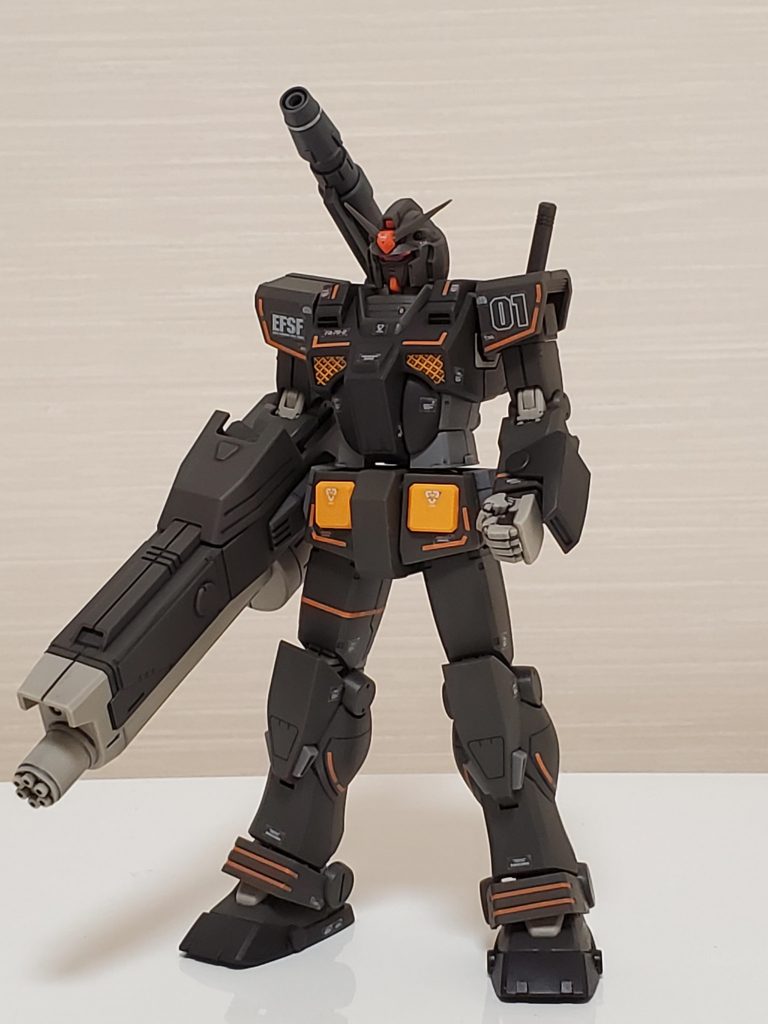 MSV好きなので、FA-78系はどストライクです。完成するのをワクワクしながら作りました。