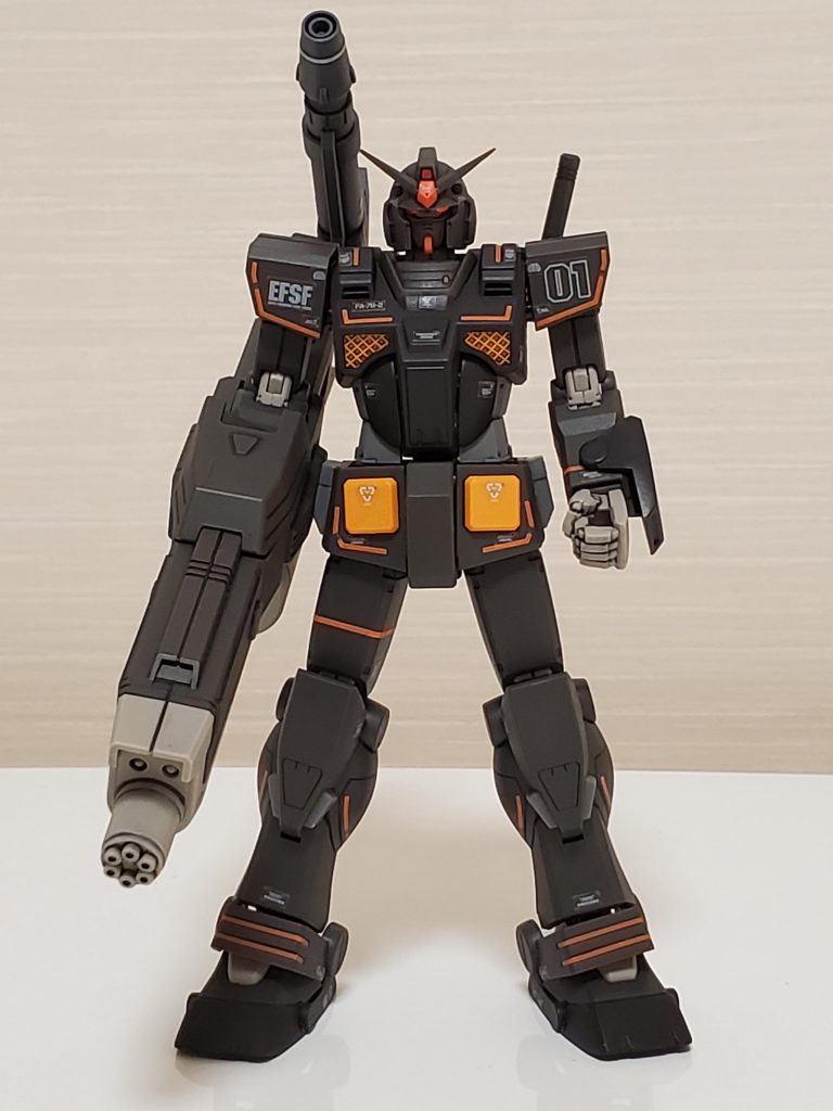 スミ入れ・トップコートのみですが、充分カッコいいです。