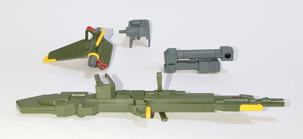 ストライカーのパーツだけを並べて。