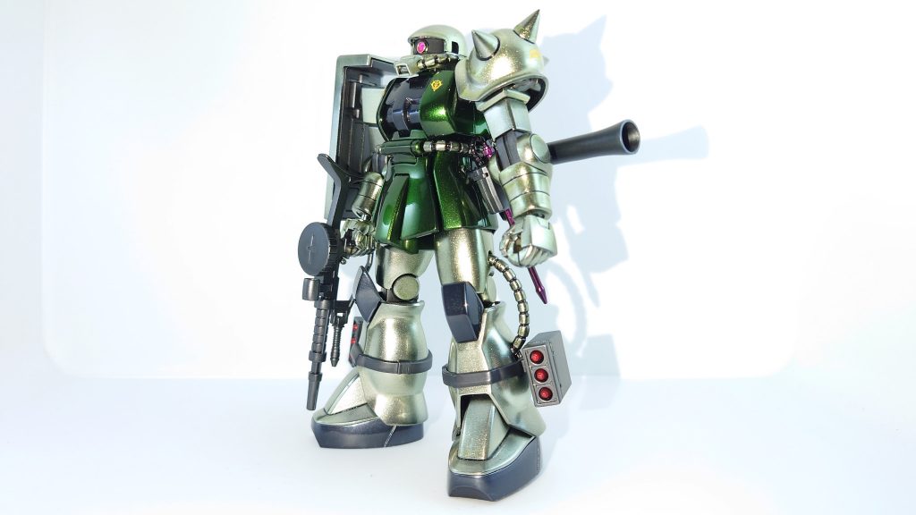 ザクグリーンの表現に苦戦しましたがかなり良い感じに塗れたと思います。