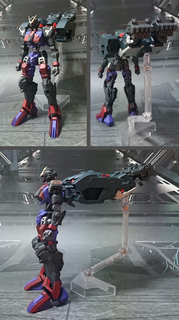 Tブースター装備の前・横・後ろ。