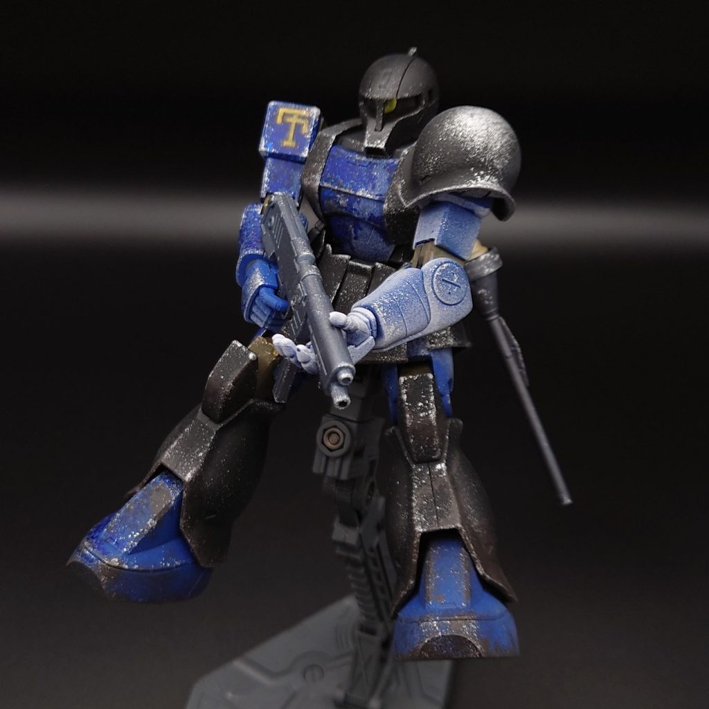 MMP-80マシンガンとシュツルムファウストはHGドム・トローペンより拝借。