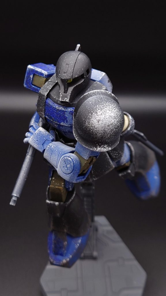 ザクⅠ(旧ザク)といえば、ショルダータックル!モビルスーツ初の格闘戦をあの白い悪魔に披露したガデムさん。