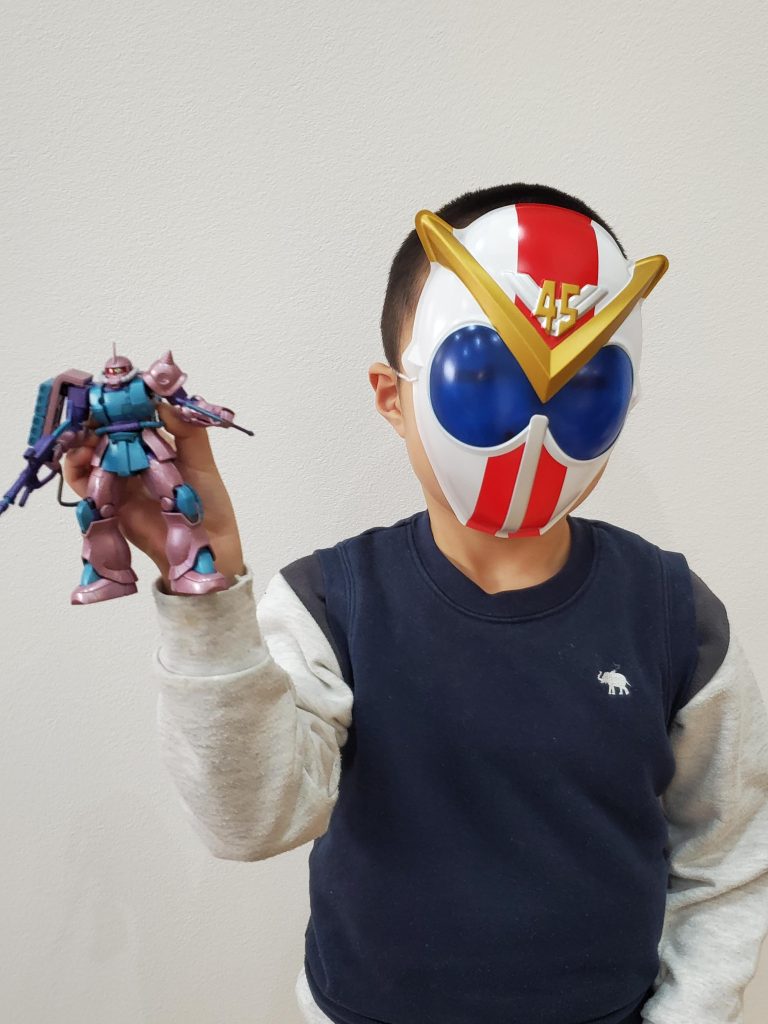 起きてすぐ見つけてくれました！コイツも今夜にはバラバラになることでしょう！ご覧いただきありがとうございました！武者もヤスリずっとかけてます！