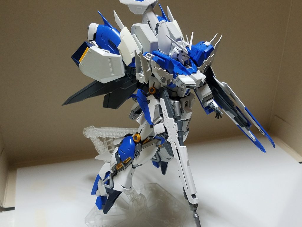 背中が盛りだくさんになりましたが、地上戦用にシンプルにしても良かったな(*＞∇＜)ﾉ