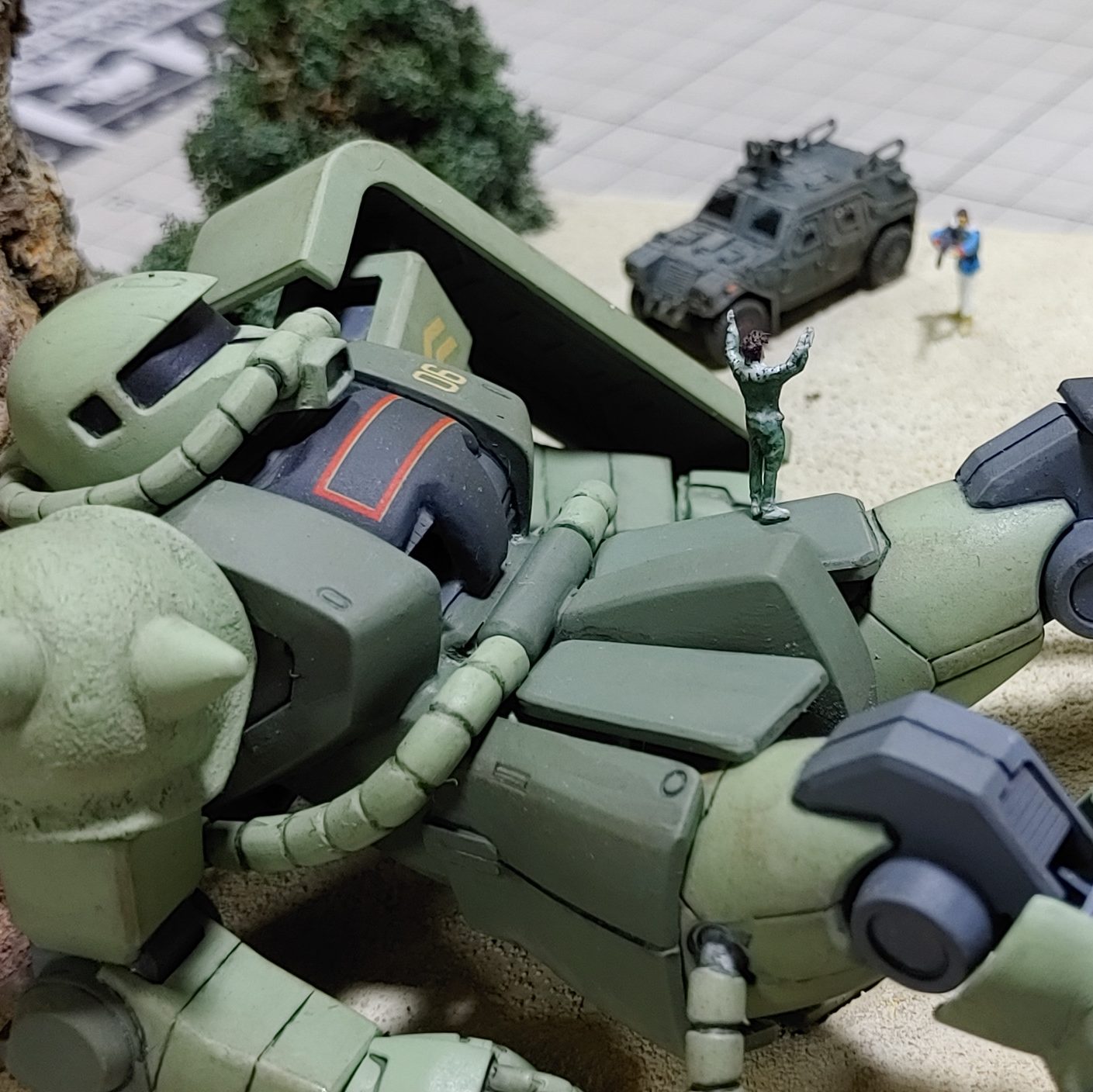 ジオラマ３点｜YAKISOBAさんのガンプラ作品｜GUNSTA（ガンスタ）