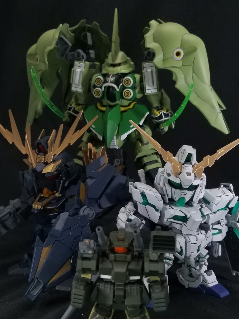 ユニコーンとバンシィと。実はまだ依頼品は、我が手中にあり(^^；)