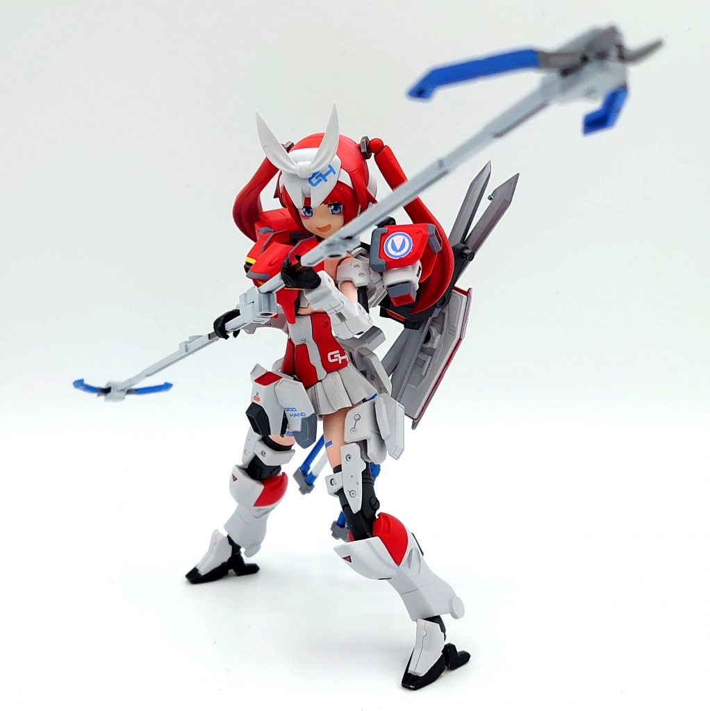 アルティメットニッパージャベリン アンビデクストラスフォーム(これがやりたかった)ダイバーナミをミキシングしたときに余ったジャベリンの使い道を考えていたときに、たまたまニパ子が発売されたことから今回のミキシングを思い付きました。