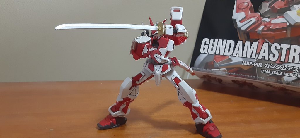 シャープ化したから映えます‼️鞘より腕部の塗り分けが大変でしたね。顔も頬の赤い部分キレイに塗ったのが気に入ってます。