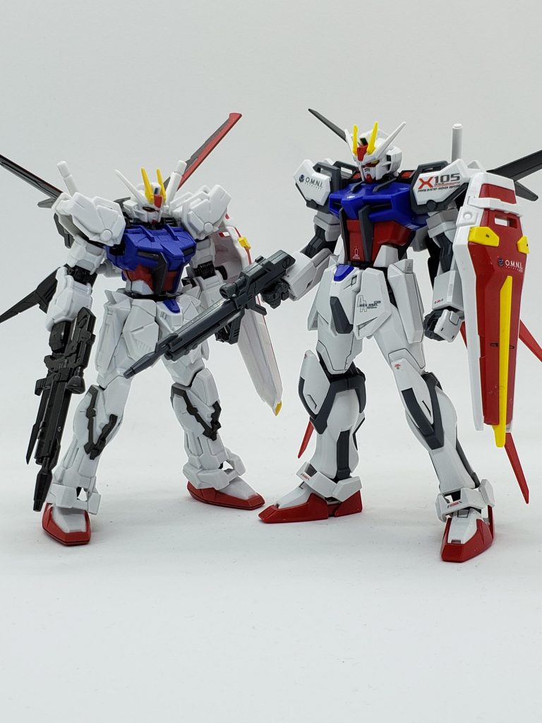 Gフレームと比較。HGCEは間違い探しレベルなのでこちらで