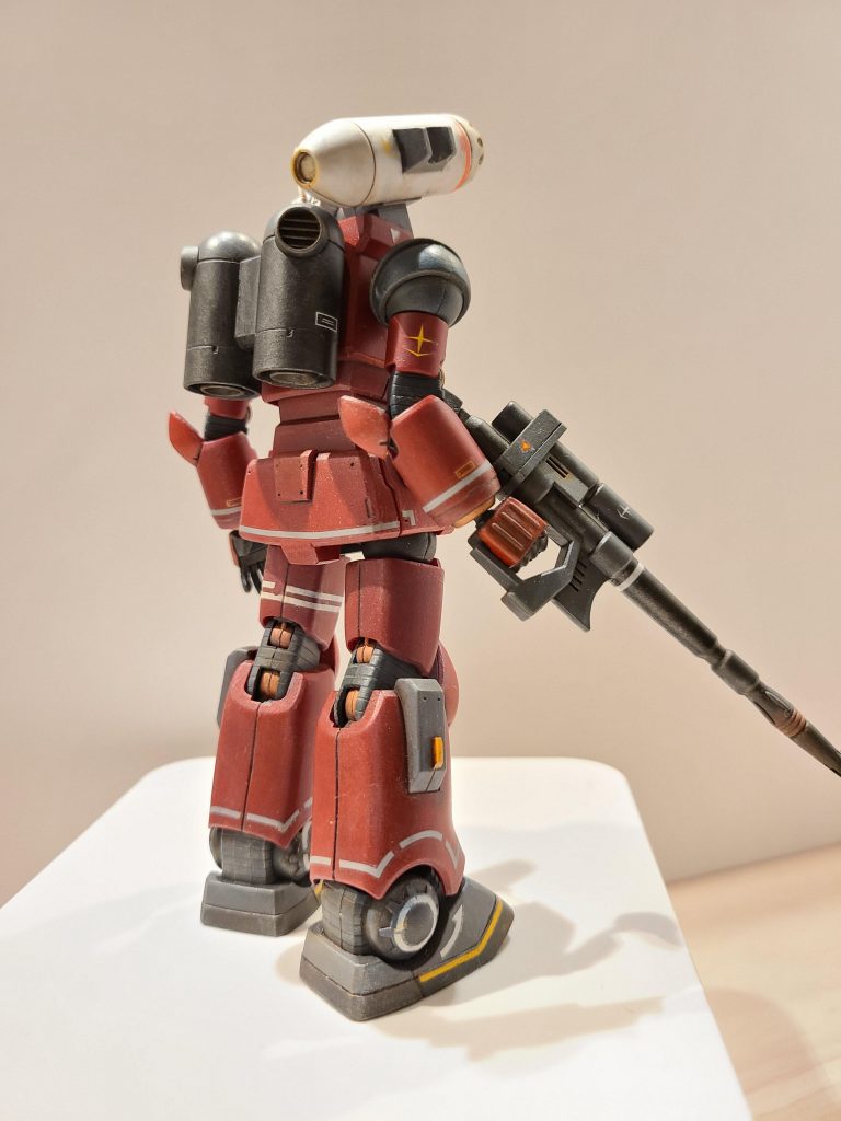 リアルタイプなのでスプレーランチャーがついてきます。遠近対応できるようにキャノン砲と両方装着。