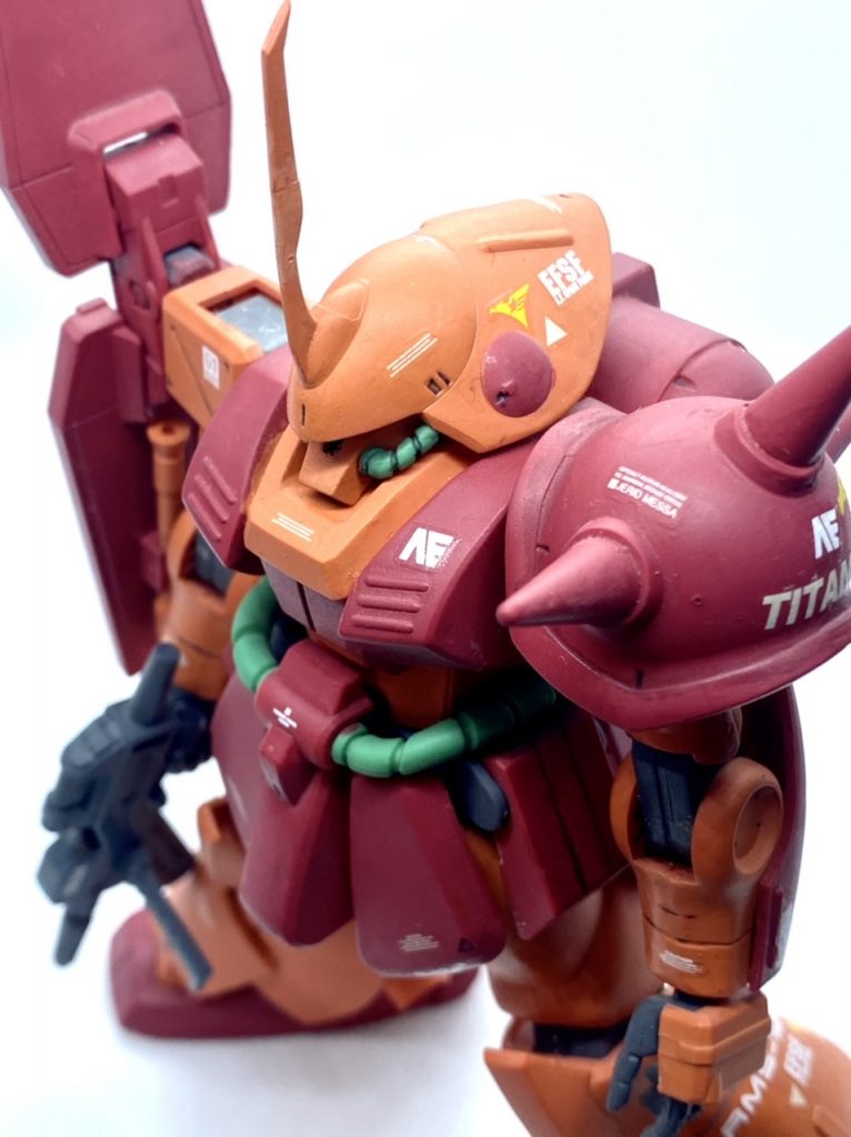 胸部アップ昔のキットですが、プロポーションは最高だと思います😊最後までご覧頂きありがとうございました😃