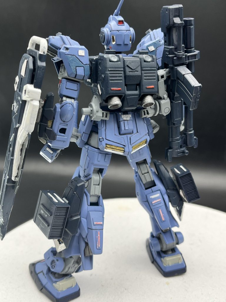 うしろからー。