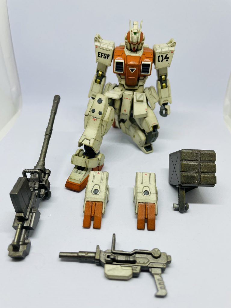 今回のアームズ。ブースターバックパック欲しさに買ったイージーアームズウェポンズの在庫処分だったりします。元機体が同型だからバッチリ合ってよかったです!