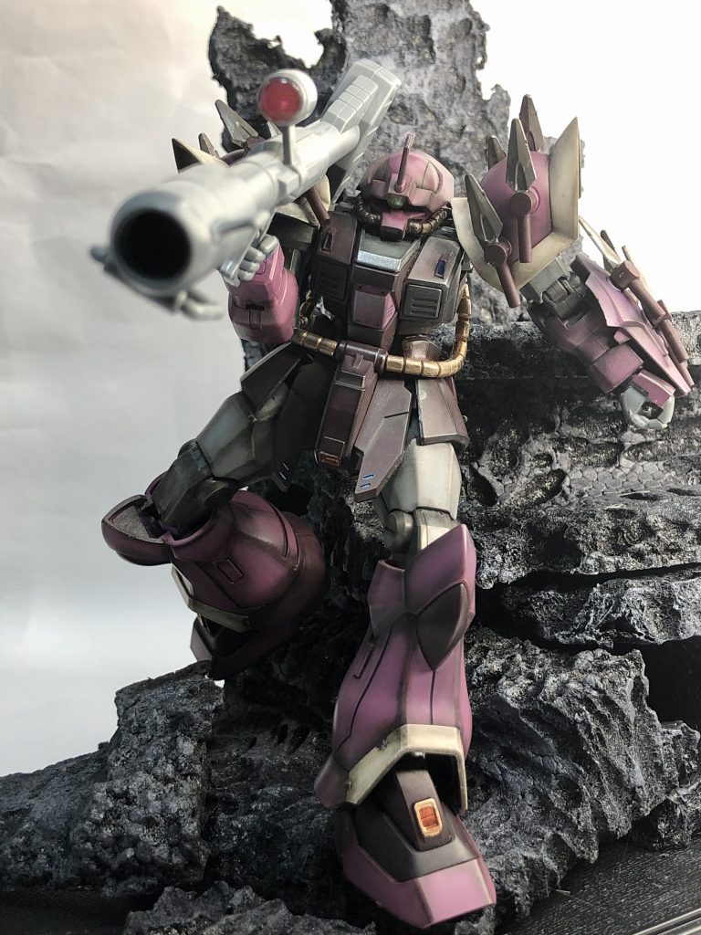 ジオラマでの躍動感