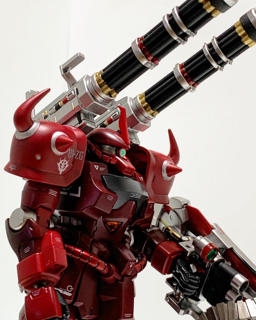 HGグフクリムゾンカスタム重装備–3枚目/制作者：Lieeze